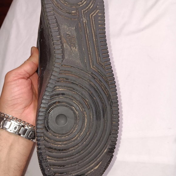 Air Force 1 Low Supreme Edition Black size 10 men missing a Shoe lace - Picture 7 of 12